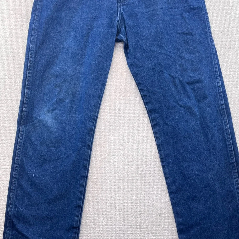 Wrangler‎ 13MWZ Cowboy Cut Jeans Men's 35x32 Blue Denim Original Fit Zipper Leg